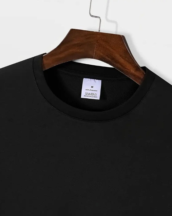 I Will Have A Bowl Of Water Printed Men's Round Neck Fashionable Short Sleeved Sports T-shirt, Comfortable And Versatile, Suitable For Summer And Spring, Sports Style, Comfortable Fit T-shirt, As A Gi Apparel/Shirt/Graphic Shirt SNULLO https://www.cyberehub.com
