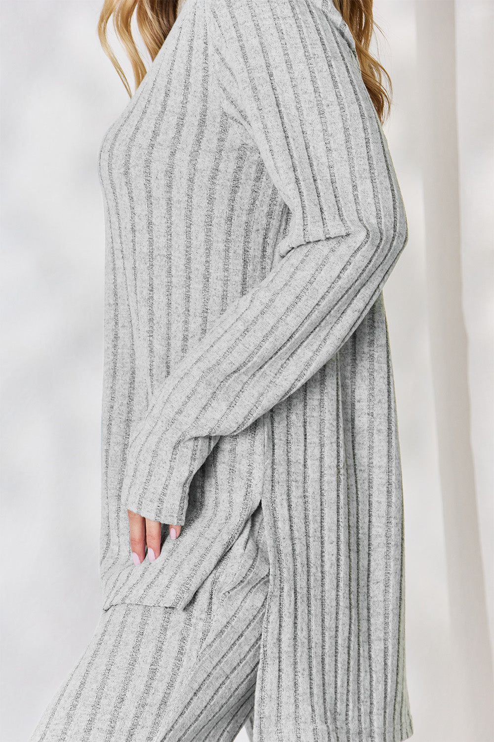 Basic Bae Full Size Ribbed High-Low Top and Wide Leg Pants Set Apparel/Tops Basic Bae Ship from USA TikTok Tops Trendsi USPS Walmart Walmart Apparel Trendsi https://www.cyberehub.com