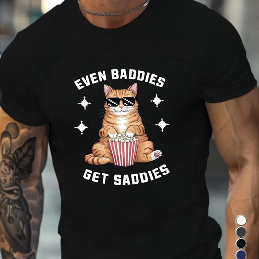 Men's Creative Tops, Casual Short Sleeved Round Neck T-shirts, Summer Outdoor Men's Clothing Apparel/Shirt/Graphic Shirt SNULLO https://www.cyberehub.com