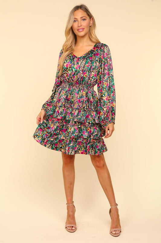Haptics V-Neck Satin Floral Layered Dress Multi Apparel/Dress Dress Haptics Ship from USA TikTok Trendsi USPS Walmart Walmart Apparel Trendsi https://www.cyberehub.com