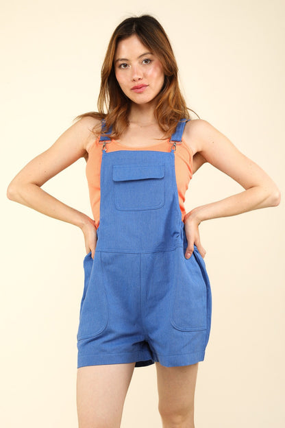 VERY J Adjustable Suspender Overalls with Pockets Royal Blue Apparel/Tops Ship from USA TikTok Tops Trendsi USPS VERY J Walmart Walmart Apparel Trendsi https://www.cyberehub.com