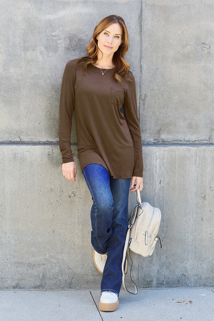 Basic Bae Full Size Round Neck Long Sleeve Top Apparel/Tops Basic Bae Ship from USA TikTok Tops Trendsi USPS Walmart Walmart Apparel Trendsi https://www.cyberehub.com
