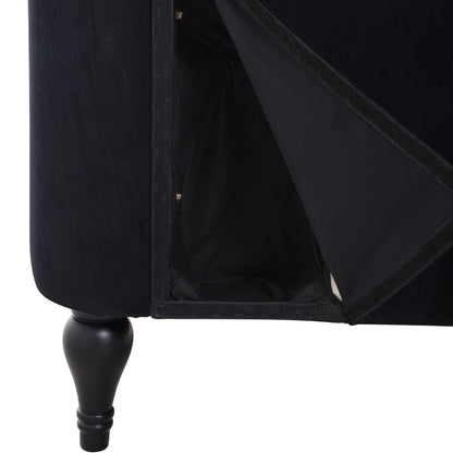 [New+Video] 58''Velvet Chaise Lounge,Button Tufted Right Arm Facing Lounge Chair with Nailhead Trim & Solid Wood Legs for Living Room or Office,Sleeper Lounge Sofa (New style of WF284880AAB) Giga GNJ Home Home & Garden Sofa Walmart Giga https://www.cyberehub.com