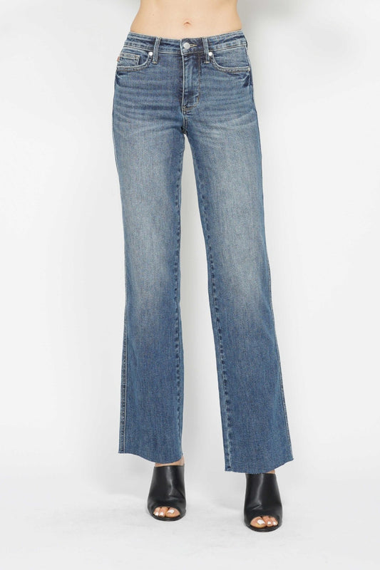 Judy Blue Full Size Tummy Control Straight Jeans Medium Bottoms Bottoms Clothing Judy Blue Ship from USA Women Trendsi https://www.cyberehub.com