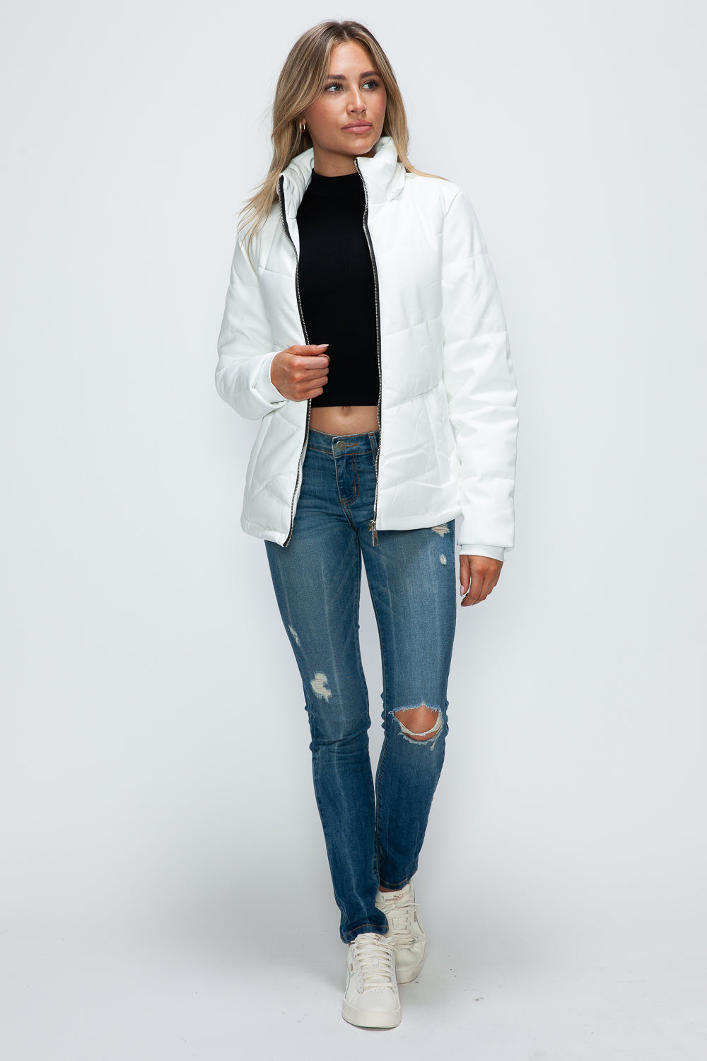 How Dare U Pocketed Zip Up Puffer Jacket with Removable Hood Tops/Jackets/Sweaters Clothing Tops How Dare U Ship from USA TikTok Trendsi USPS Walmart Trendsi https://www.cyberehub.com