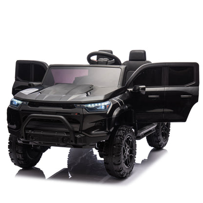 24V10A Two-seater Kids Ride On Electric Pickup, kids ride on toy W/parents remote control,4WD 800W motors,Two Safety belts,High Gate Safety Design,USB,Bluetooth, Speed 2.49-3.73MPH for kids aged 3+. Giga Kids Toys Giga https://www.cyberehub.com