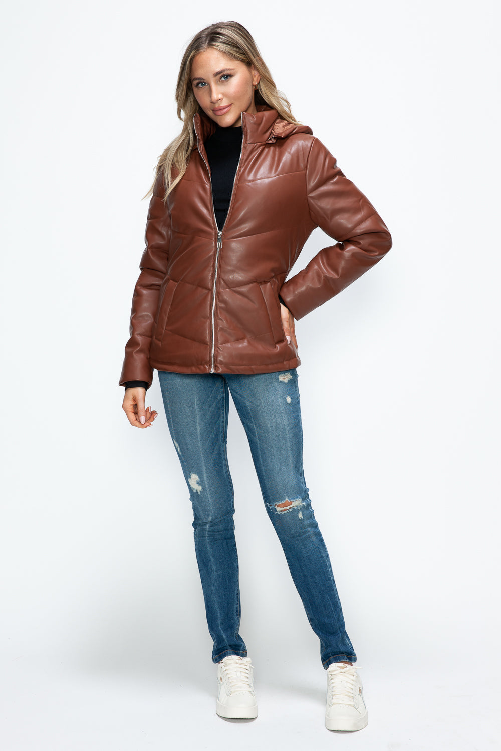 How Dare U Pocketed Zip Up Puffer Jacket with Removable Hood Tops/Jackets/Sweaters Clothing Tops How Dare U Ship from USA TikTok Trendsi USPS Walmart Trendsi https://www.cyberehub.com