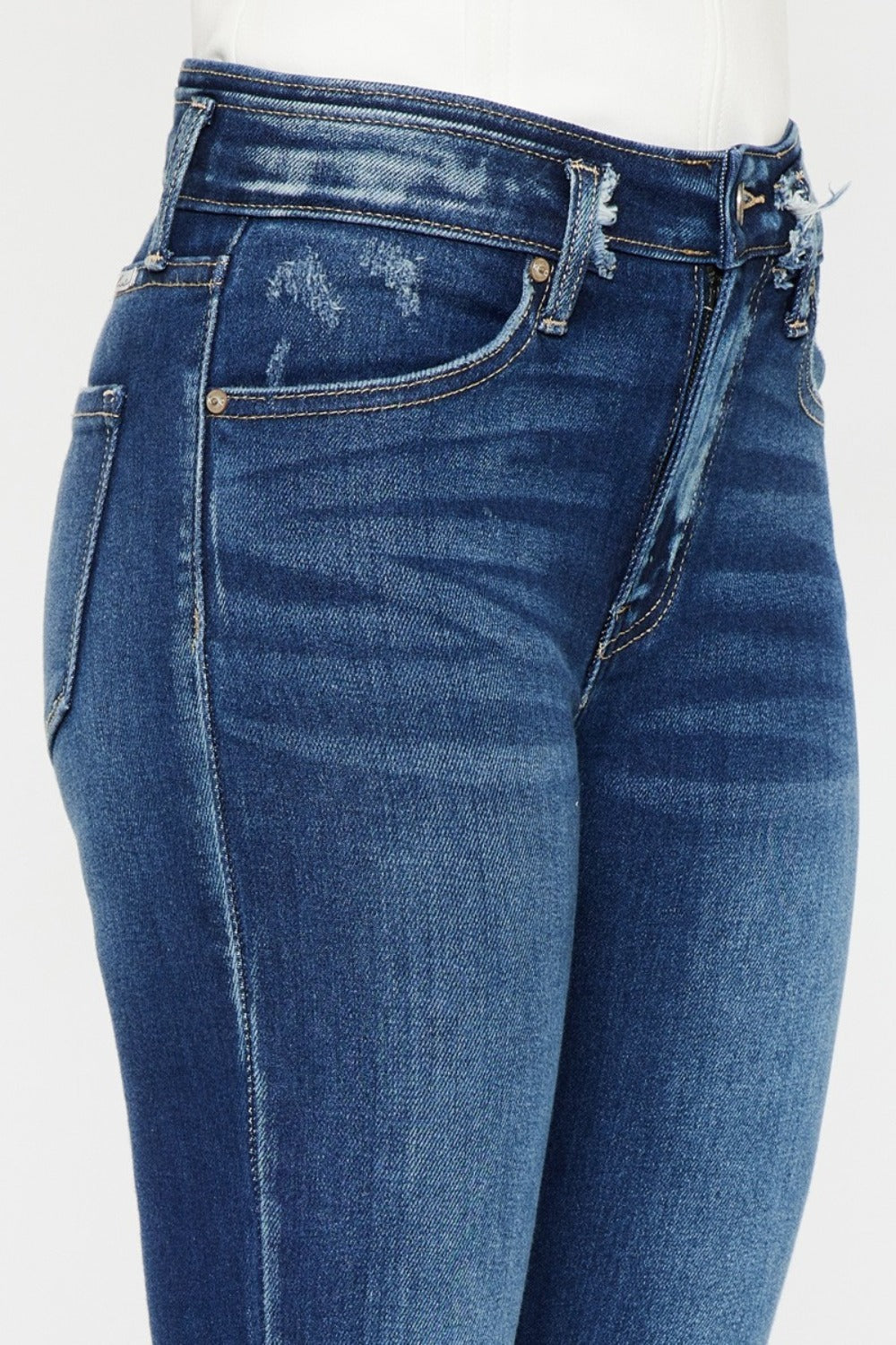Kancan Full Size High Rise Ankle Skinny Jeans Bottoms Bottoms Clothing Kancan Ship from USA Women Trendsi https://www.cyberehub.com