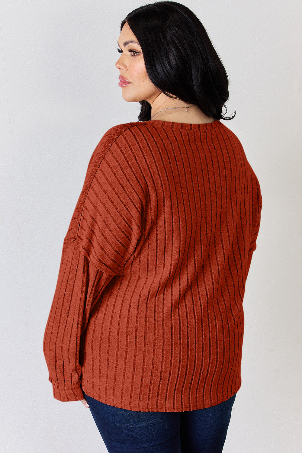 Basic Bae Full Size Ribbed Half Button Long Sleeve T-Shirt Apparel/Tops Basic Bae Ship from USA TikTok Tops Trendsi USPS Walmart Walmart Apparel Trendsi https://www.cyberehub.com