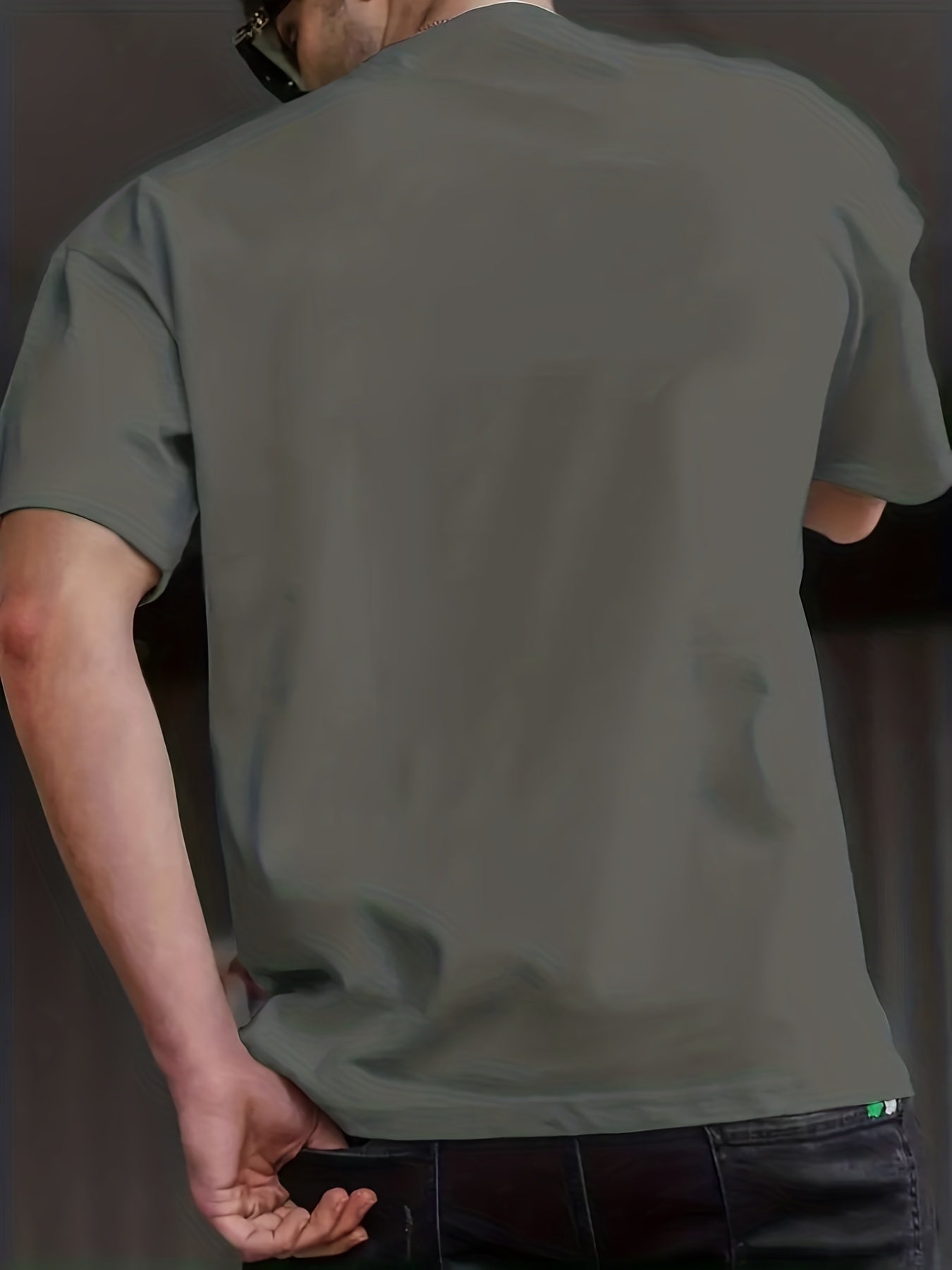 Summer Men's Casual Street Style Elastic Round Neck T-shirt With Cartoon Astronaut And Planet Patterns Apparel/Shirt/Graphic Shirt SNULLO https://www.cyberehub.com