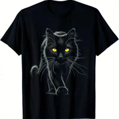 Printed Short Sleeves Black Apparel/Shirt/Graphic Shirt SNULLO https://www.cyberehub.com