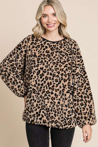 Culture Code Leopard Faux Fur Round Neck Top Brown Apparel/Tops Culture Code Ship from USA TikTok Tops Trendsi USPS Walmart Walmart Apparel Trendsi https://www.cyberehub.com
