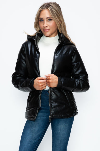 How Dare U Pocketed Zip Up Puffer Jacket with Removable Hood Tops/Jackets/Sweaters Clothing Tops How Dare U Ship from USA TikTok Trendsi USPS Walmart Trendsi https://www.cyberehub.com