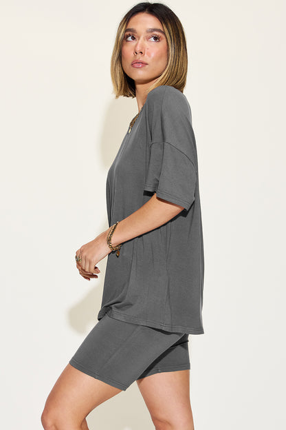 Basic Bae Full Size V-Neck Drop Shoulder T-Shirt and Shorts Set Apparel/Tops Basic Bae Ship from USA TikTok Tops Trendsi USPS Walmart Walmart Apparel Trendsi https://www.cyberehub.com