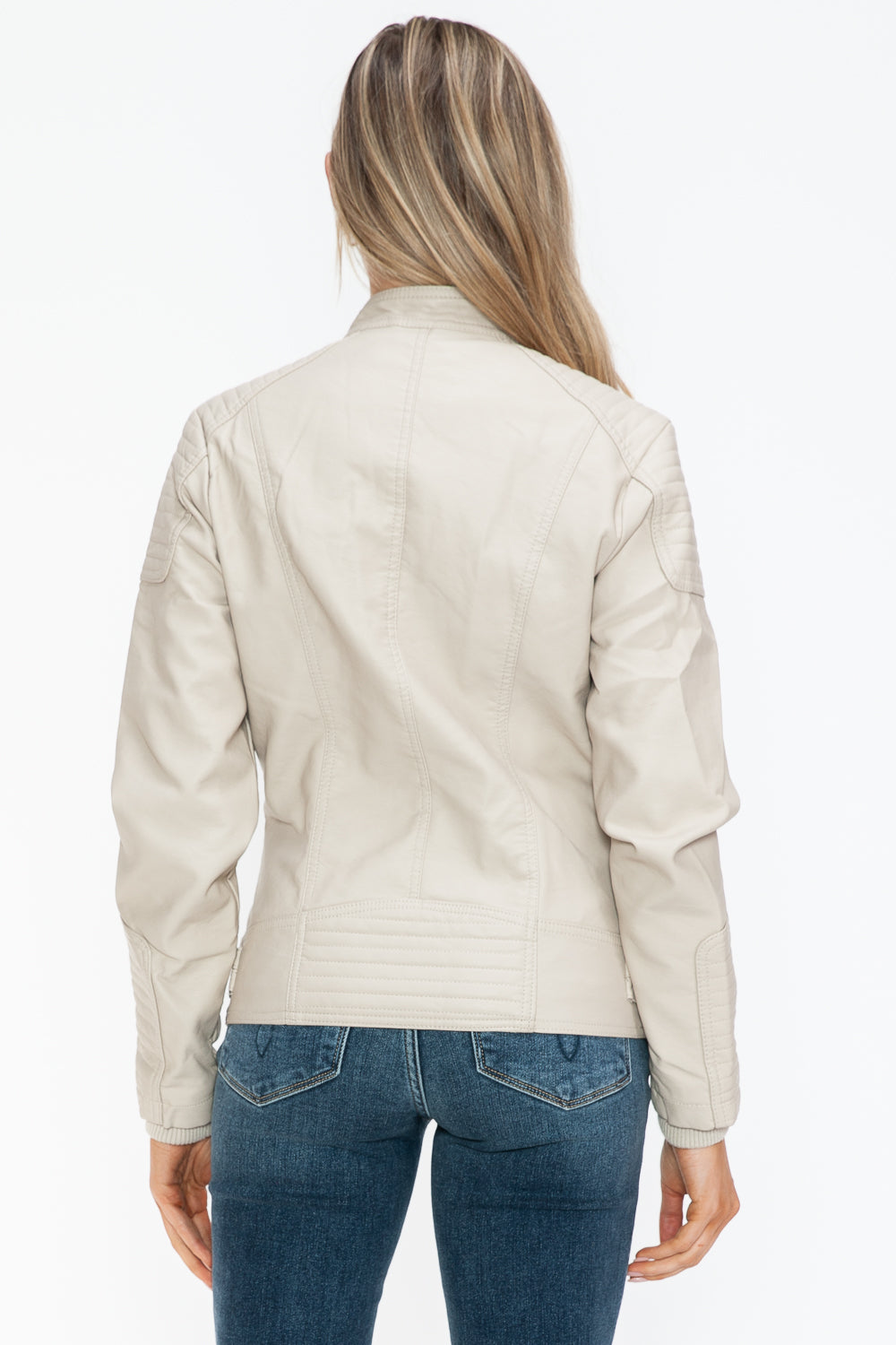 Snobbish Faux Leather Biker Jacket with Side Zip Pockets Tops/Jackets/Sweaters Clothing Tops Ship from USA Snobbish TikTok Trendsi USPS Walmart Trendsi https://www.cyberehub.com