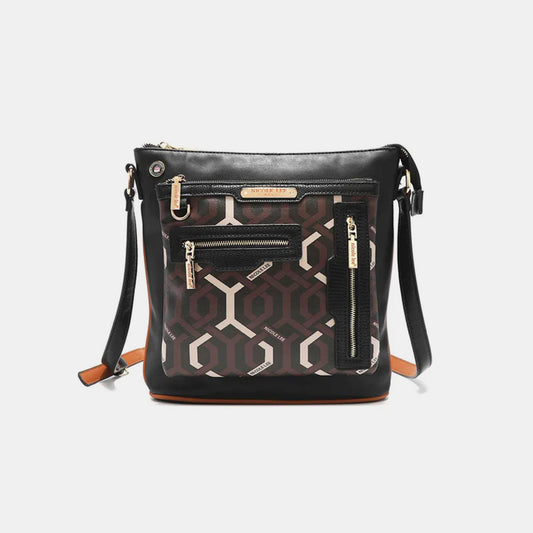 Nicole Lee USA Geometric Pattern Crossbody Bag Black One Size Bag Bag Nicole Lee USA Ship from USA Women Trendsi https://www.cyberehub.com