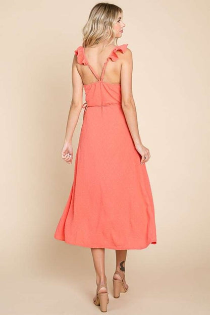 Culture Code Ruffle Detail Surplice Wrap Slip Dress Apparel/Dress Culture Code Dress Ship from USA TikTok Trendsi USPS Walmart Walmart Apparel Trendsi https://www.cyberehub.com