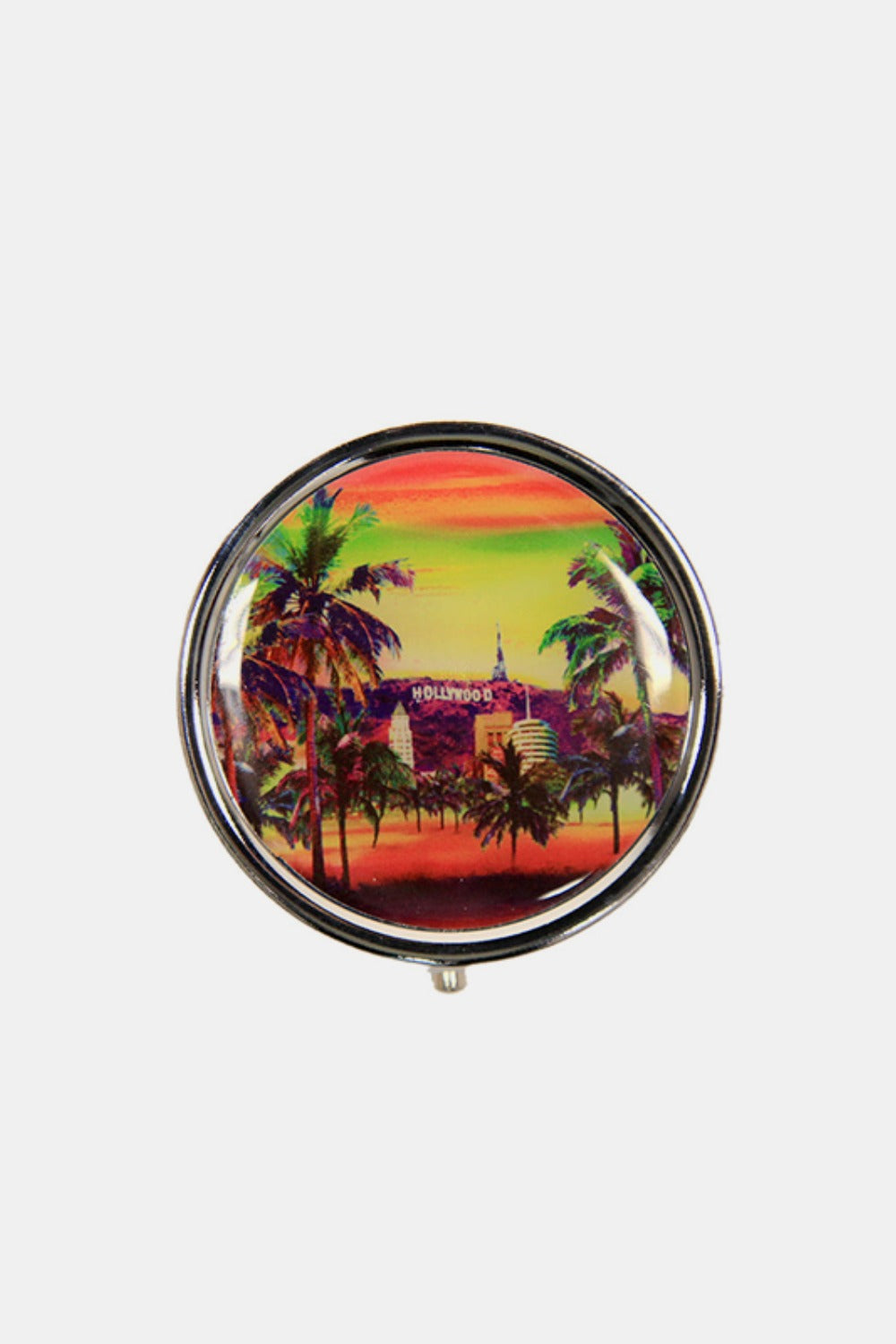 Nicole Lee USA Print Metallic Circular Large Pill Case Hollywood One Size Nicole Lee USA Ship from USA TikTok USA Trendsi https://www.cyberehub.com