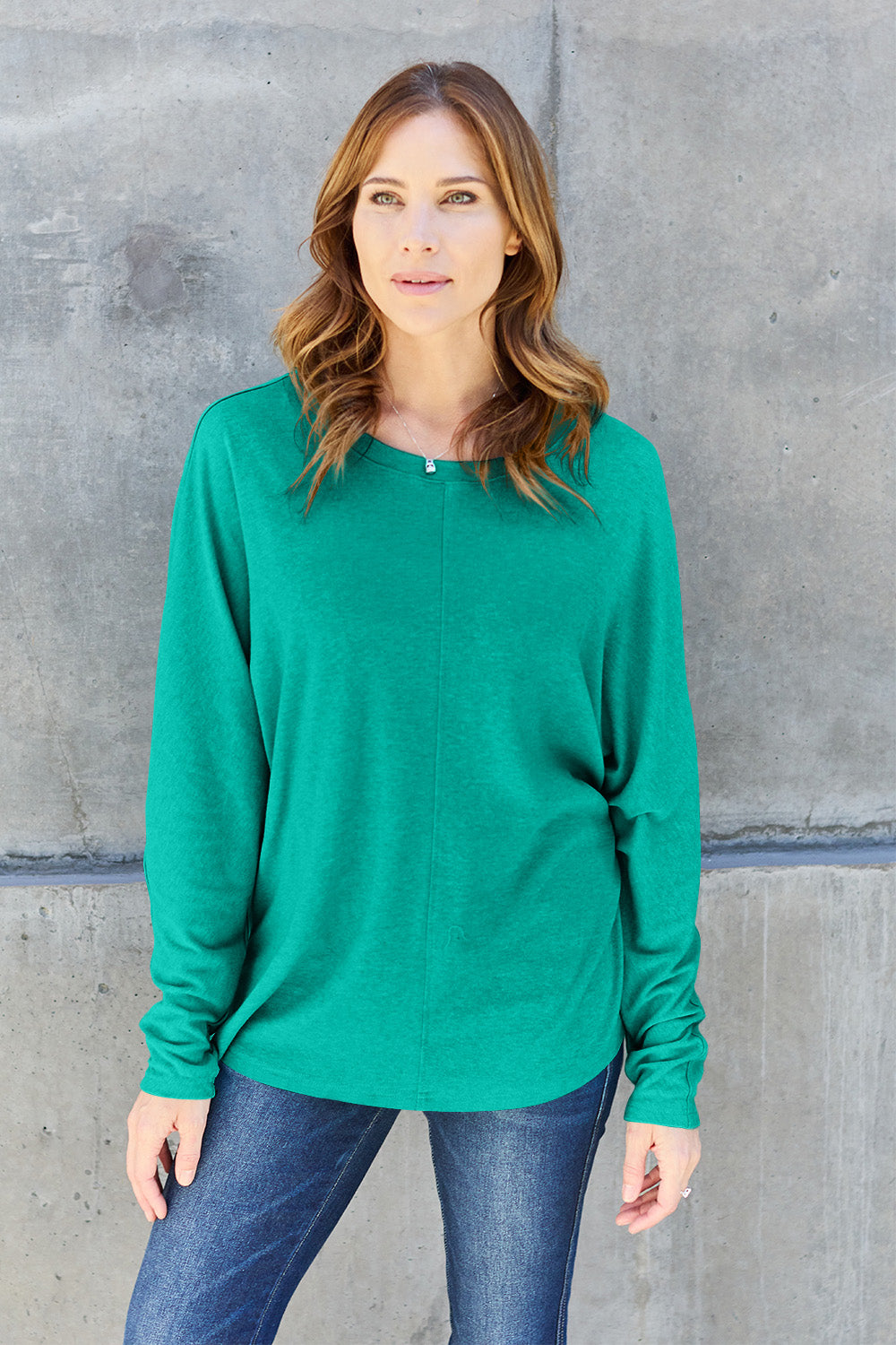 Double Take Full Size Round Neck Long Sleeve T-Shirt Apparel/Tops Double Take Outlets 2.20-3.30 Ship from USA TikTok Tops Trendsi USPS Walmart Walmart Apparel Trendsi https://www.cyberehub.com