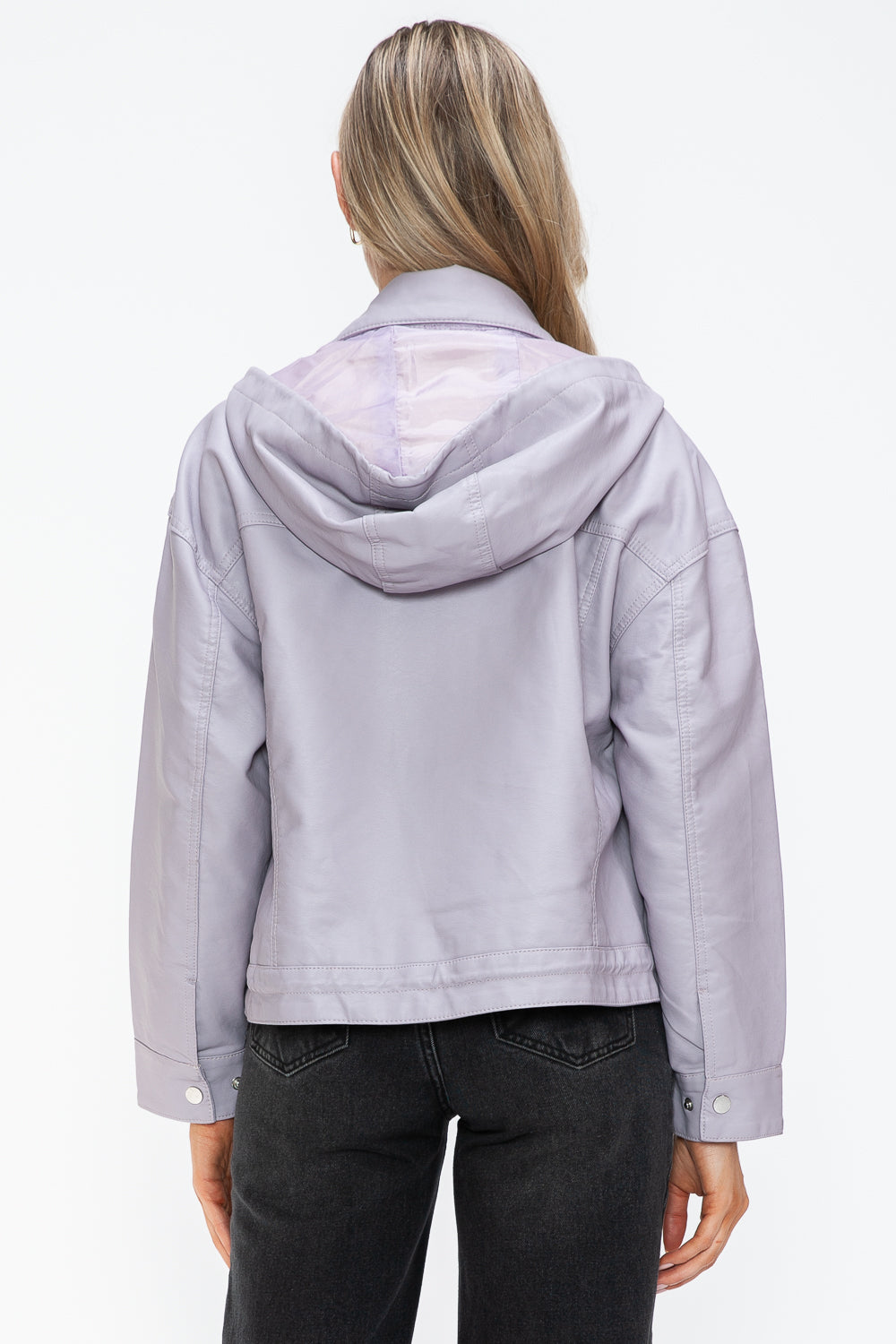 How Dare U Drawstring Hem PU Leather Zip Up Jacket Apparel Featured How Dare U Ship from USA Tiktok Trendsi USA USPS Walmart Trendsi https://www.cyberehub.com