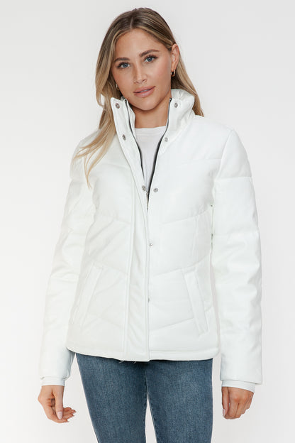 Snobbish Pocketed Zip Up Turtleneck Puffer Jacket Tops/Jackets/Sweaters Clothing Tops Ship from USA Snobbish TikTok Trendsi USPS Walmart Trendsi https://www.cyberehub.com