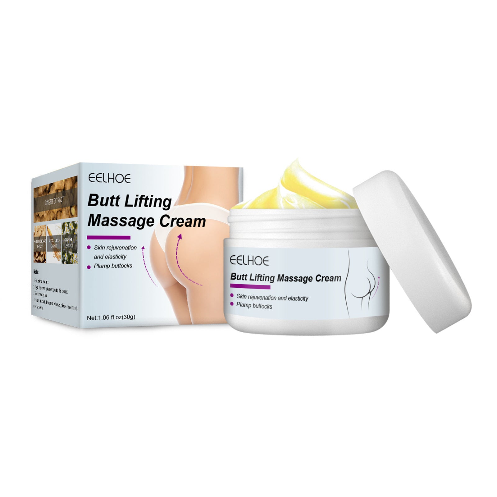 EELHOE Buttock Lifting Massage Cream Buttock Contouring Firming Massage Slimming Treatment Cream 1pcs Health Beauty CJ USa USPS Muqe https://www.cyberehub.com