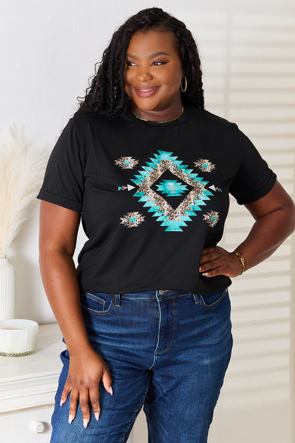 Simply Love Graphic Short Sleeve T-Shirt Apparel/Tops Memorial Day Sale Ship from USA Simply Love TikTok Tops Trendsi USPS Walmart Walmart Apparel Trendsi https://www.cyberehub.com