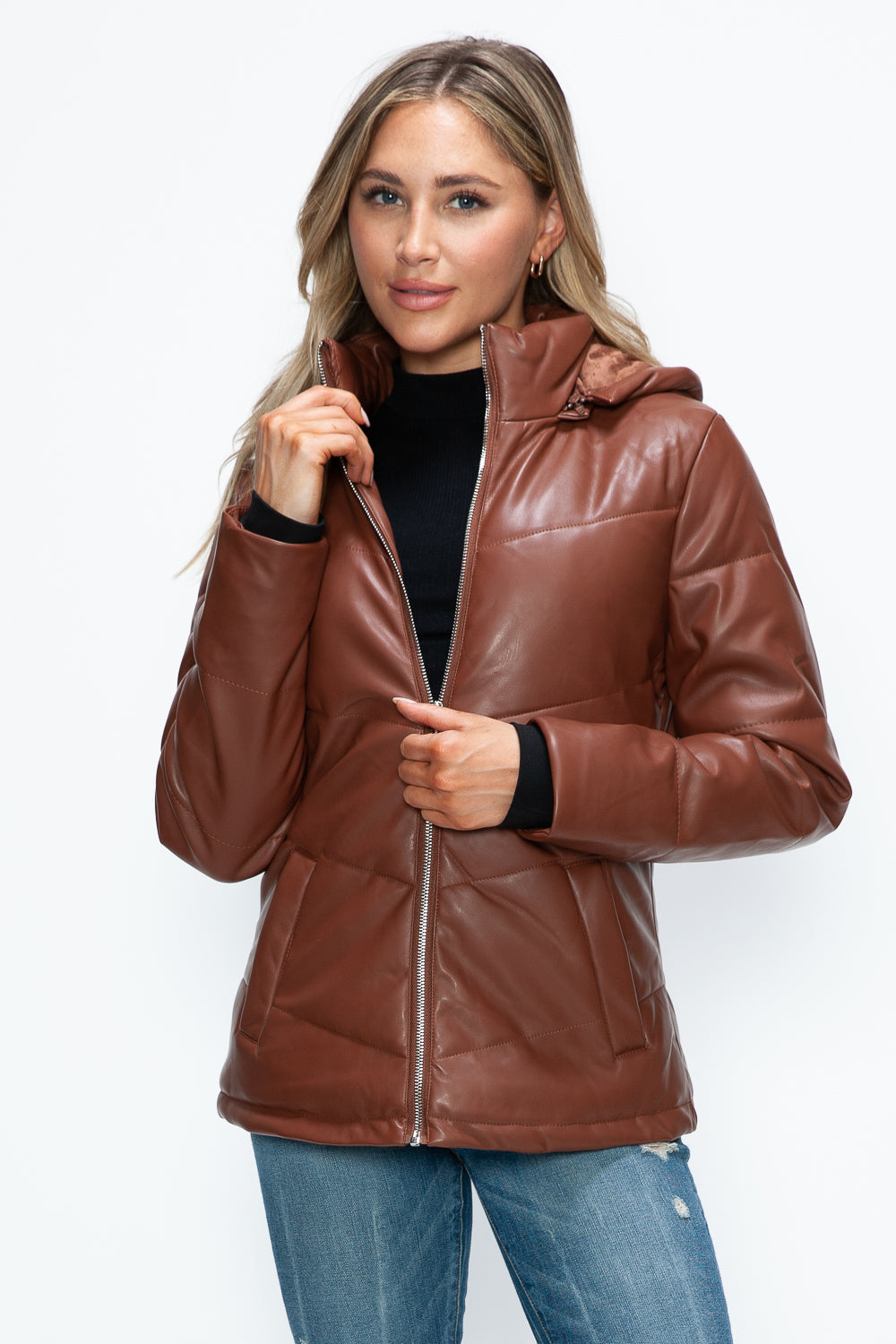 How Dare U Pocketed Zip Up Puffer Jacket with Removable Hood Tops/Jackets/Sweaters Clothing Tops How Dare U Ship from USA TikTok Trendsi USPS Walmart Trendsi https://www.cyberehub.com