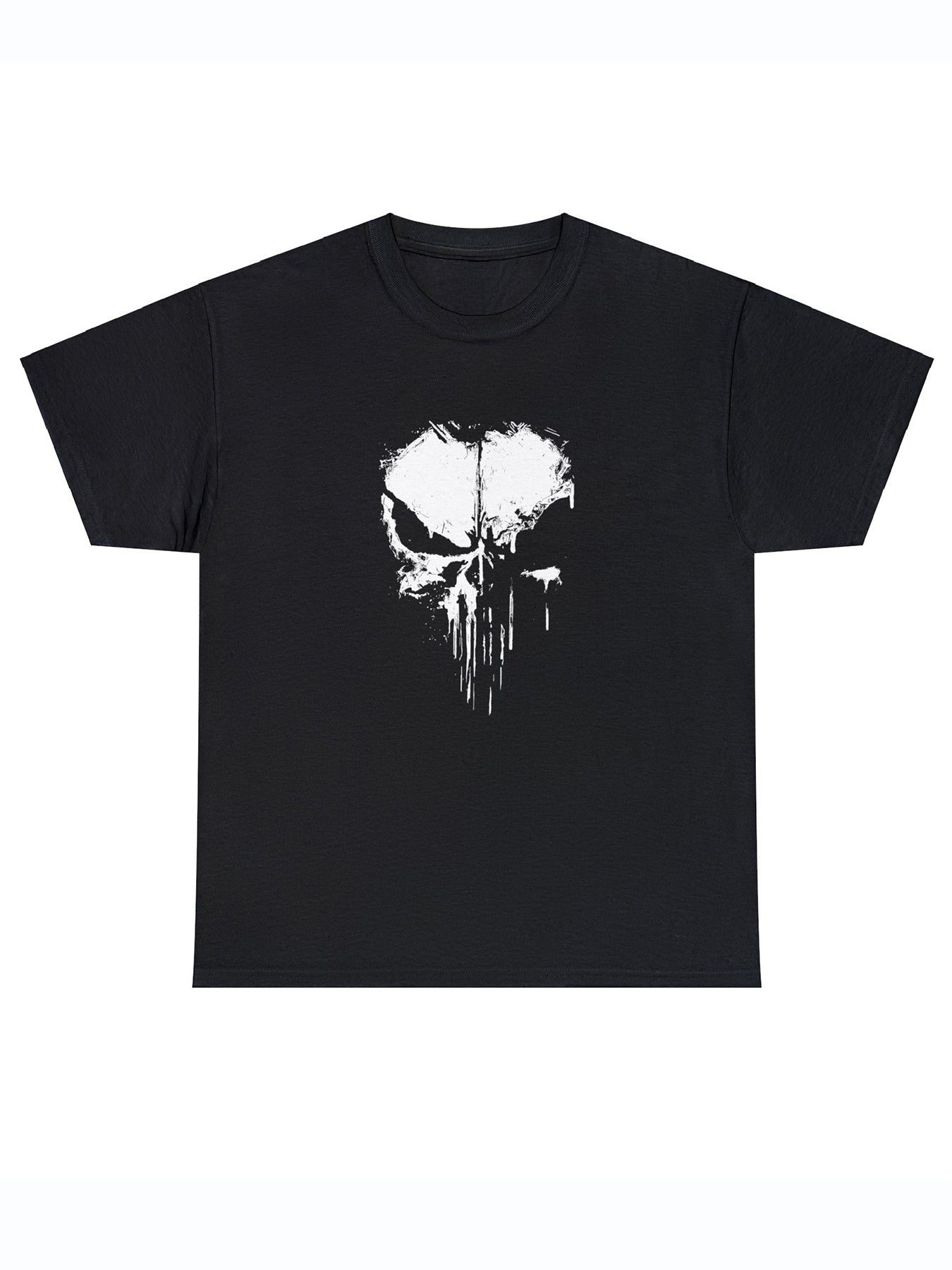 Men's Fashionable Skull Print Sports T-shirt, Summer Casual Elastic Round Neck T-shirt Apparel/Shirt/Graphic Shirt SNULLO https://www.cyberehub.com