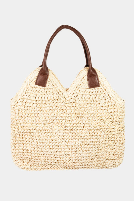 Fame Straw Braided Faux Leather Strap Shoulder Bag Fame Accessories Ship from USA TikTok USA Trendsi https://www.cyberehub.com