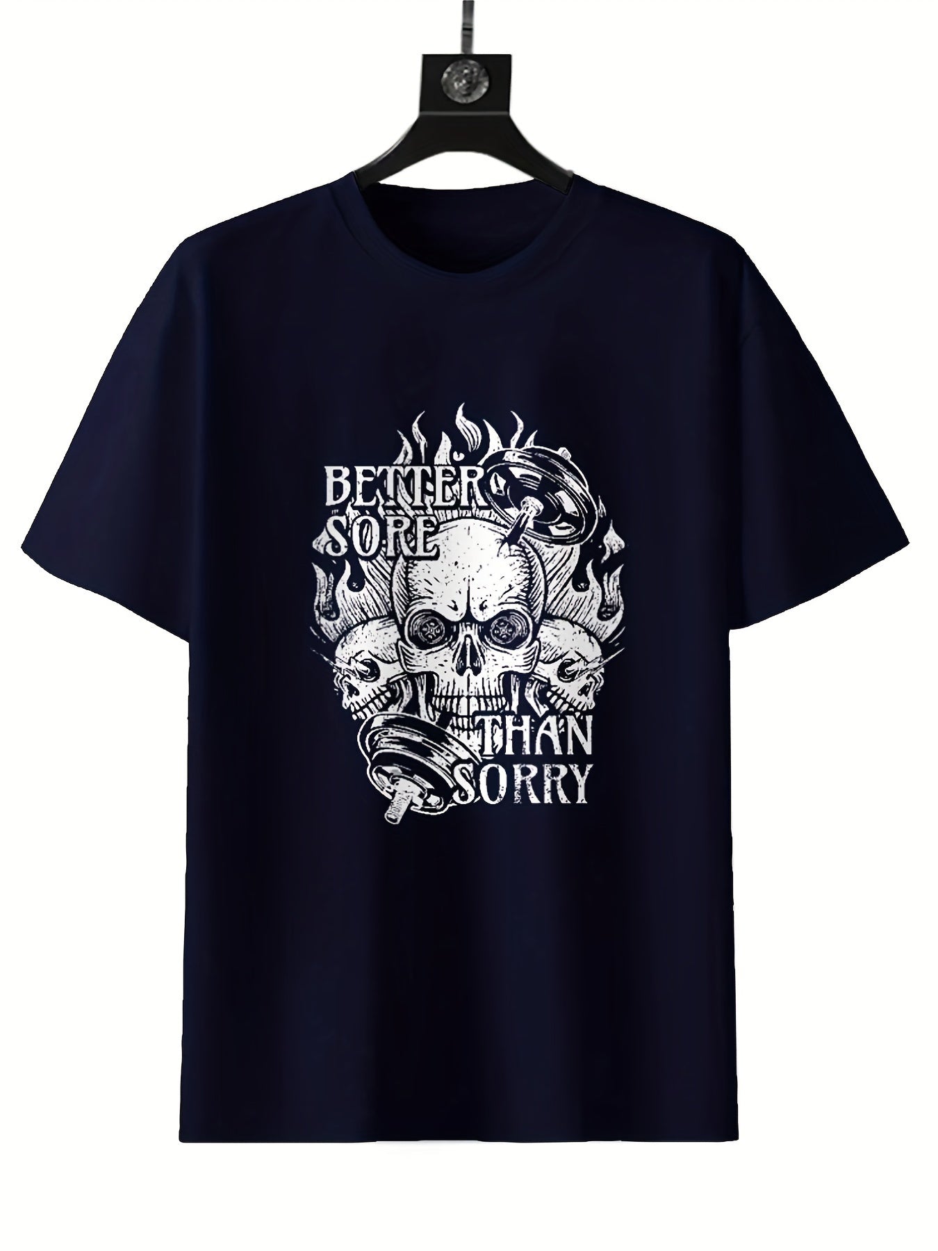 Round Neck Printed T-shirt Casual Short Sleeved Top For Spring And Summer, Personalized And Comfortable For Both Men And Women Nvry blue Apparel/Shirt/Graphic Shirt SNULLO https://www.cyberehub.com