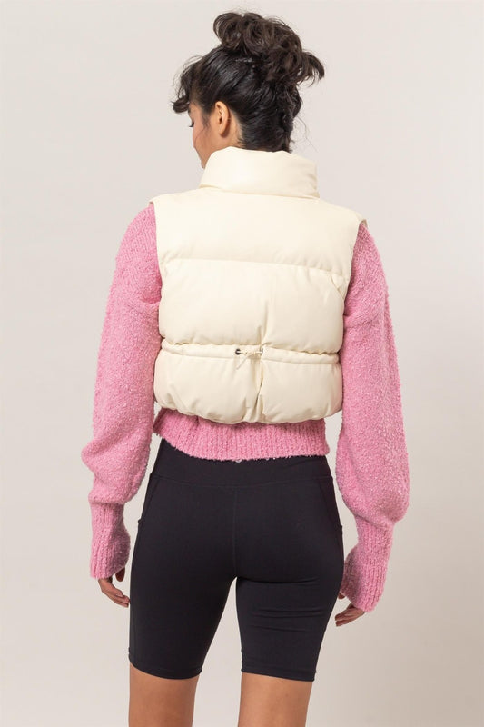 HYFVE Pocketed Solid Vest Coat Shirt Apparel Clothing Tops HYFVE Ship from USA Shirts USA Women Trendsi https://www.cyberehub.com