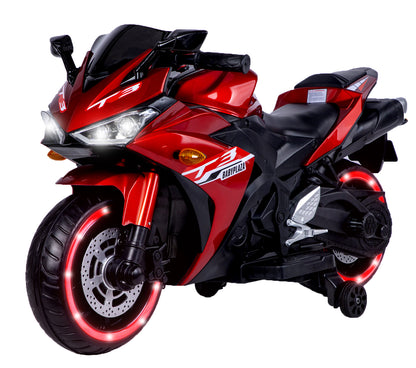 kids motorcycle 12V motorcycle for kids 3 4 5 6 years Boys Girls 12v7ah kids motorcycle ride on toy with Training Wheels/manual throttle/ drive by hand /Lighting wheels Giga Kids Toys Giga https://www.cyberehub.com