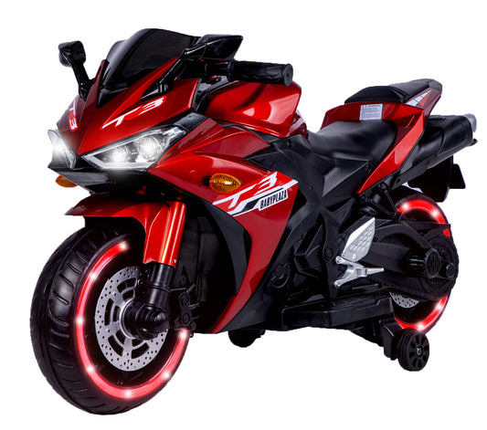 kids motorcycle 12V motorcycle for kids 3 4 5 6 years Boys Girls 12v7ah kids motorcycle ride on toy with Training Wheels/manual throttle/ drive by hand /Lighting wheels Giga Kids Toys Giga https://www.cyberehub.com