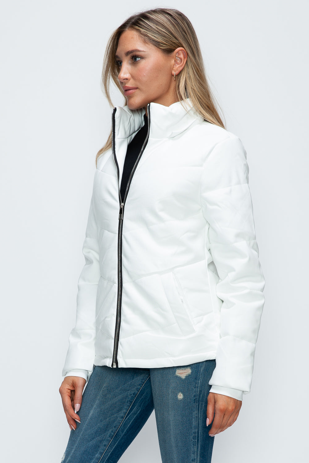 How Dare U Pocketed Zip Up Puffer Jacket with Removable Hood Tops/Jackets/Sweaters Clothing Tops How Dare U Ship from USA TikTok Trendsi USPS Walmart Trendsi https://www.cyberehub.com