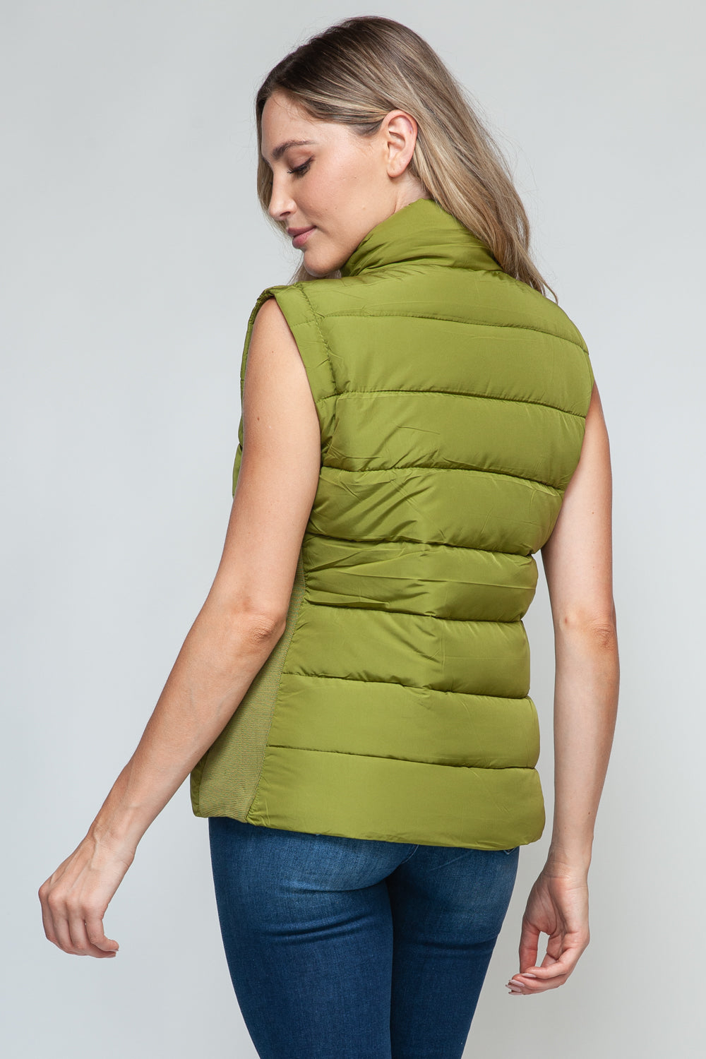 Snobbish Zip Up Turtleneck Vest with Pockets Shirt Apparel Clothing Tops price-change-job-active Ship from USA Shirts Snobbish USA Women Trendsi https://www.cyberehub.com
