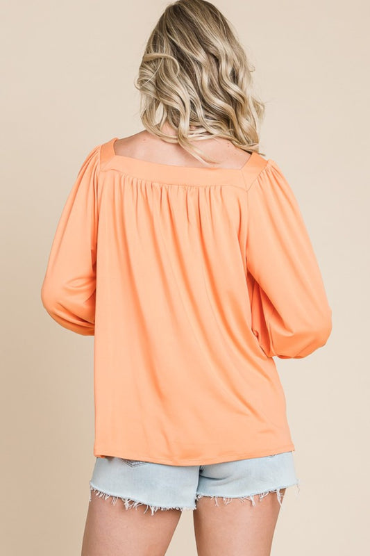 Culture Code Square Neck Puff Sleeve Top Apparel/Tops Culture Code Ship from USA TikTok Tops Trendsi USPS Walmart Walmart Apparel Trendsi https://www.cyberehub.com