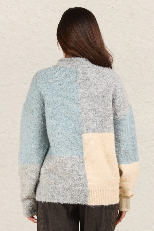 VERY J Color Block Mock Neck Drop Shoulder Sweater Tops/Jackets/Sweaters Clothing Tops Ship from USA TikTok Trendsi USPS VERY J Walmart Trendsi https://www.cyberehub.com