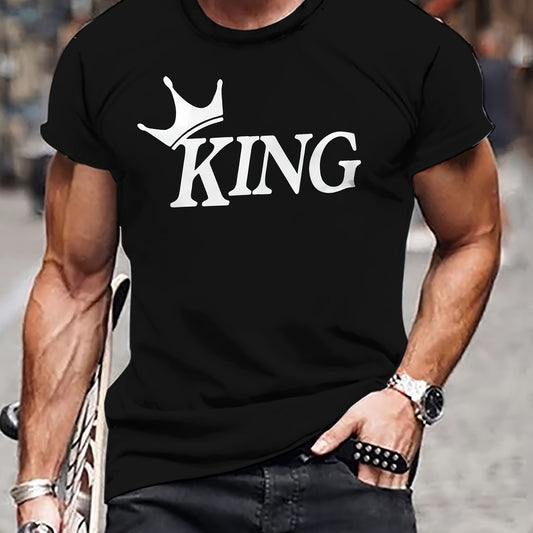 Men's Oversized Printed T-shirt, Casual Short Sleeved Round Neck T-shirt, Summer Outdoor Men's Clothing Apparel/Shirt/Graphic Shirt SNULLO https://www.cyberehub.com