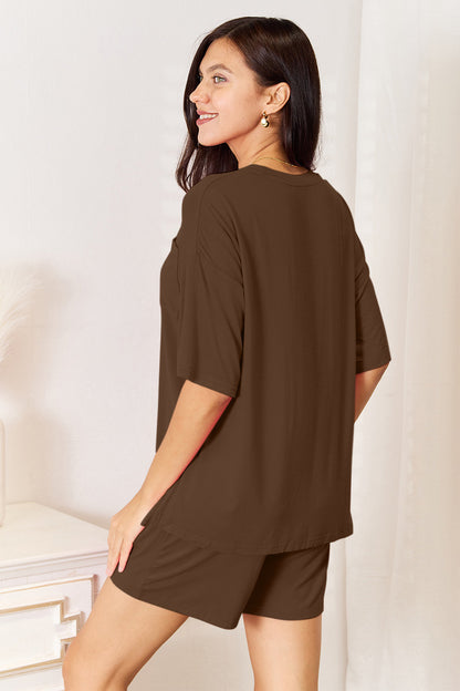 Basic Bae Full Size Soft Rayon Half Sleeve Top and Shorts Set Apparel/Tops Basic Bae Ship from USA TikTok Tops Trendsi USPS Walmart Walmart Apparel Trendsi https://www.cyberehub.com