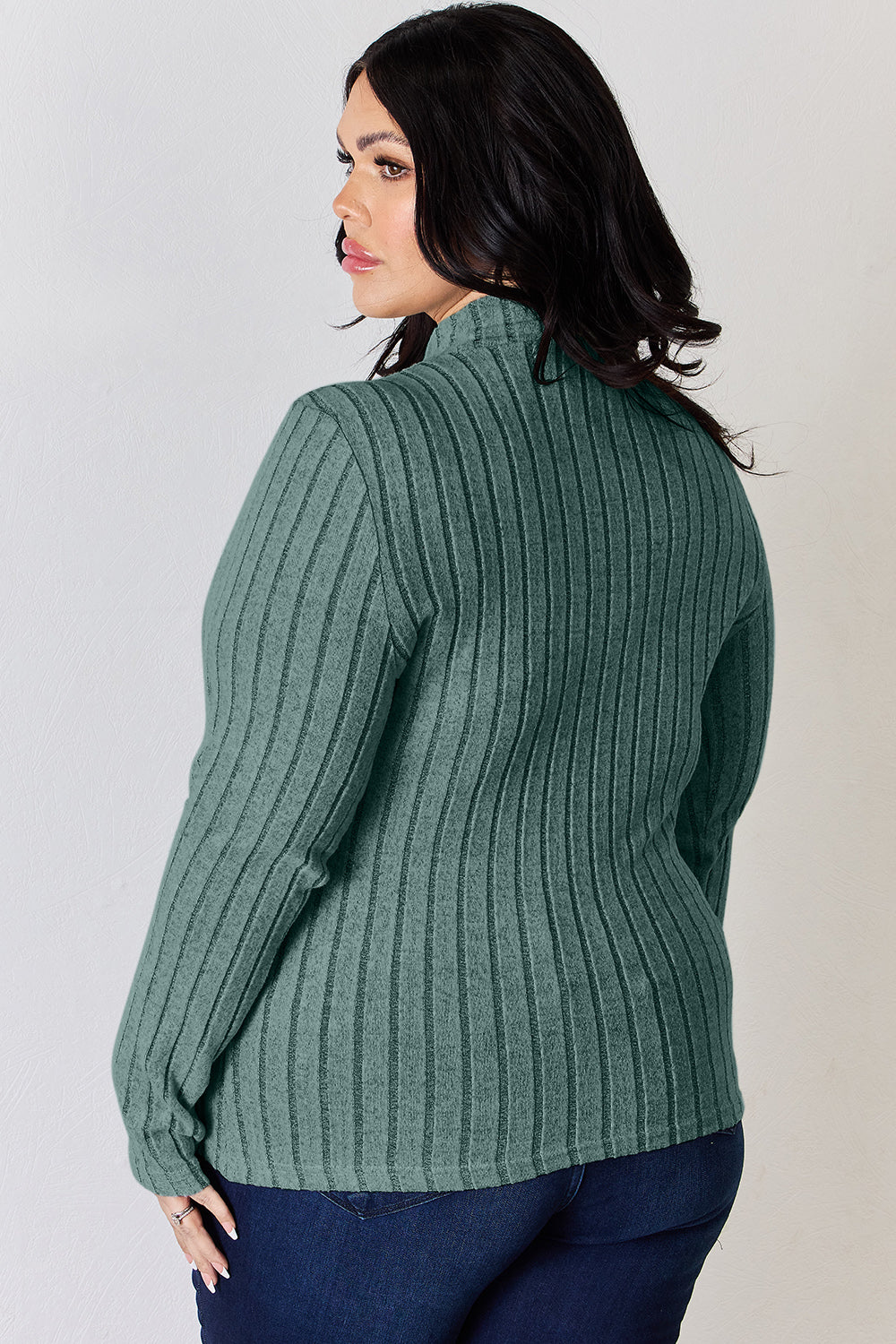 Basic Bae Full Size Ribbed Mock Neck Long Sleeve T-Shirt Apparel/Tops Basic Bae Ship from USA TikTok Tops Trendsi USPS Walmart Walmart Apparel Trendsi https://www.cyberehub.com