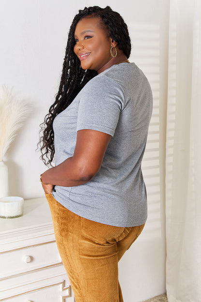 Simply Love US Flag Graphic Cuffed Sleeve T-Shirt Apparel/Tops Memorial Day Sale Ship from USA Simply Love TikTok Tops Trendsi USPS Walmart Walmart Apparel Trendsi https://www.cyberehub.com