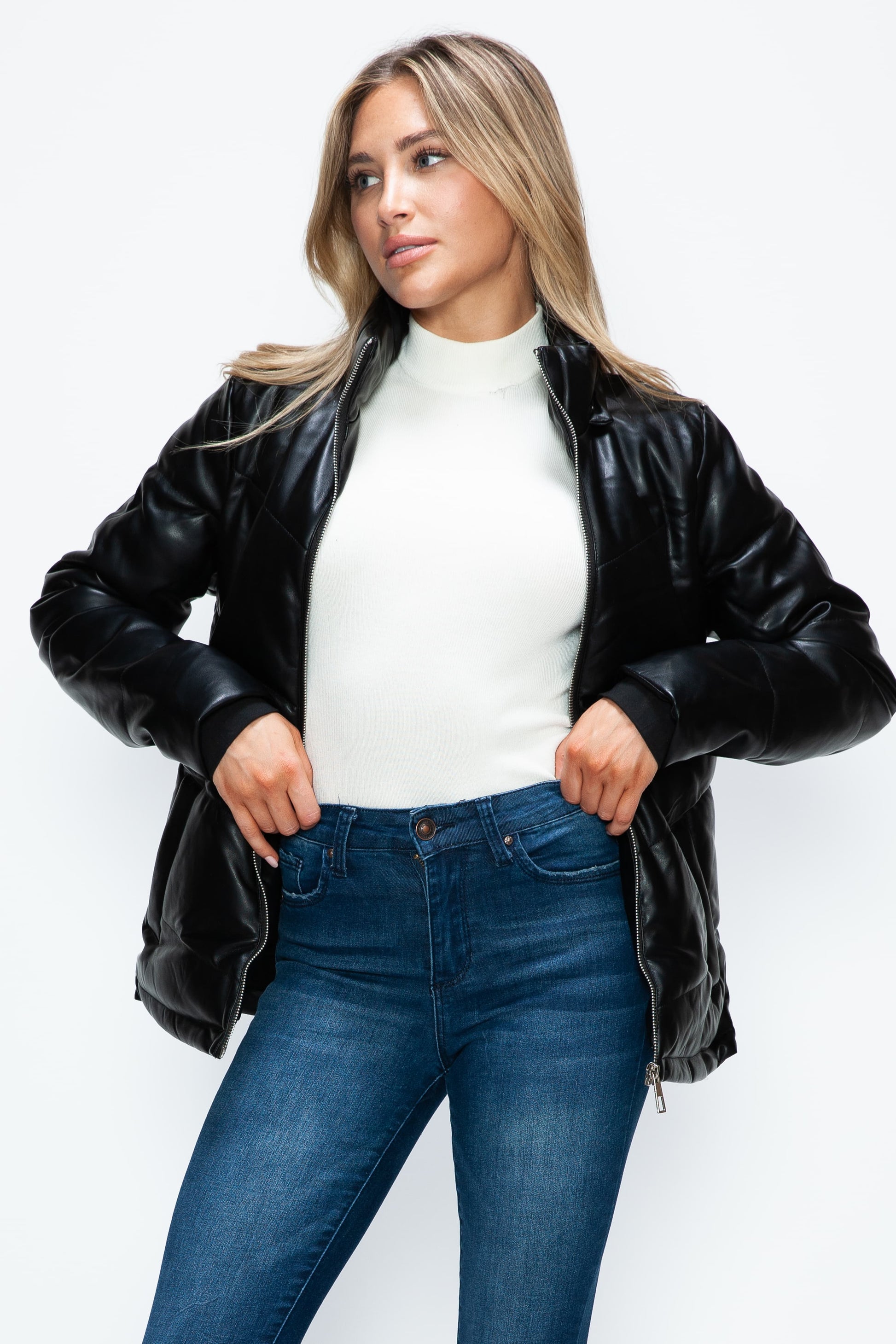 How Dare U Pocketed Zip Up Puffer Jacket with Removable Hood Tops/Jackets/Sweaters Clothing Tops How Dare U Ship from USA TikTok Trendsi USPS Walmart Trendsi https://www.cyberehub.com
