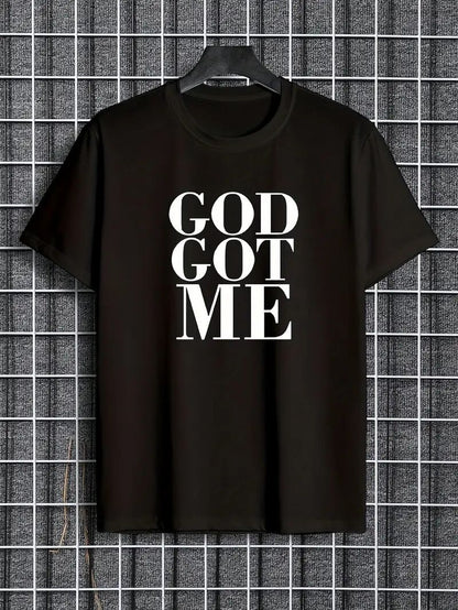 Men's Printed Short-sleeved T-shirt Black Apparel/Shirt/Graphic Shirt SNULLO https://www.cyberehub.com