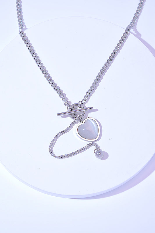 Titanium Steel Heart Necklace Jewelry Ship from USA TikTok USA Vvan Trendsi https://www.cyberehub.com