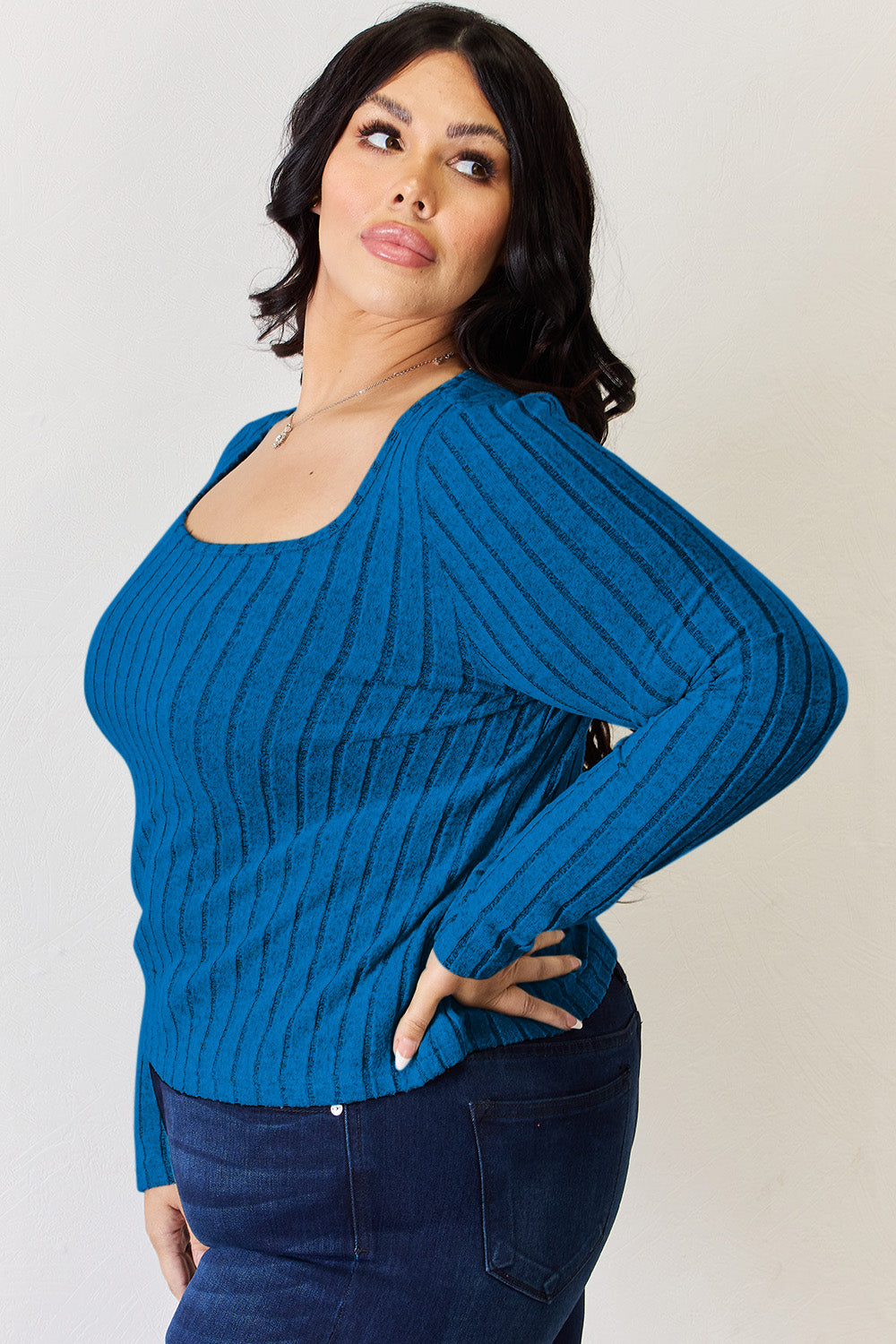 Basic Bae Full Size Ribbed Long Sleeve T-Shirt Apparel/Tops Basic Bae Ship from USA TikTok Tops Trendsi USPS Walmart Walmart Apparel Trendsi https://www.cyberehub.com