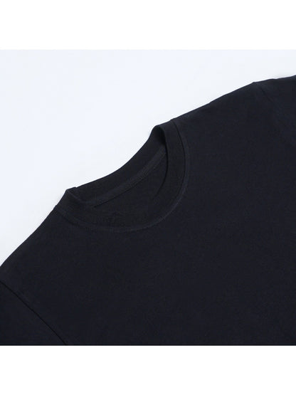 POETIC JUSTICE Letter Printed Round Neck Short Sleeved T-shirt For Men, Casual Summer T-shirt, Suitable For Daily Wear And Vacation Destinations Apparel/Shirt/Graphic Shirt SNULLO https://www.cyberehub.com