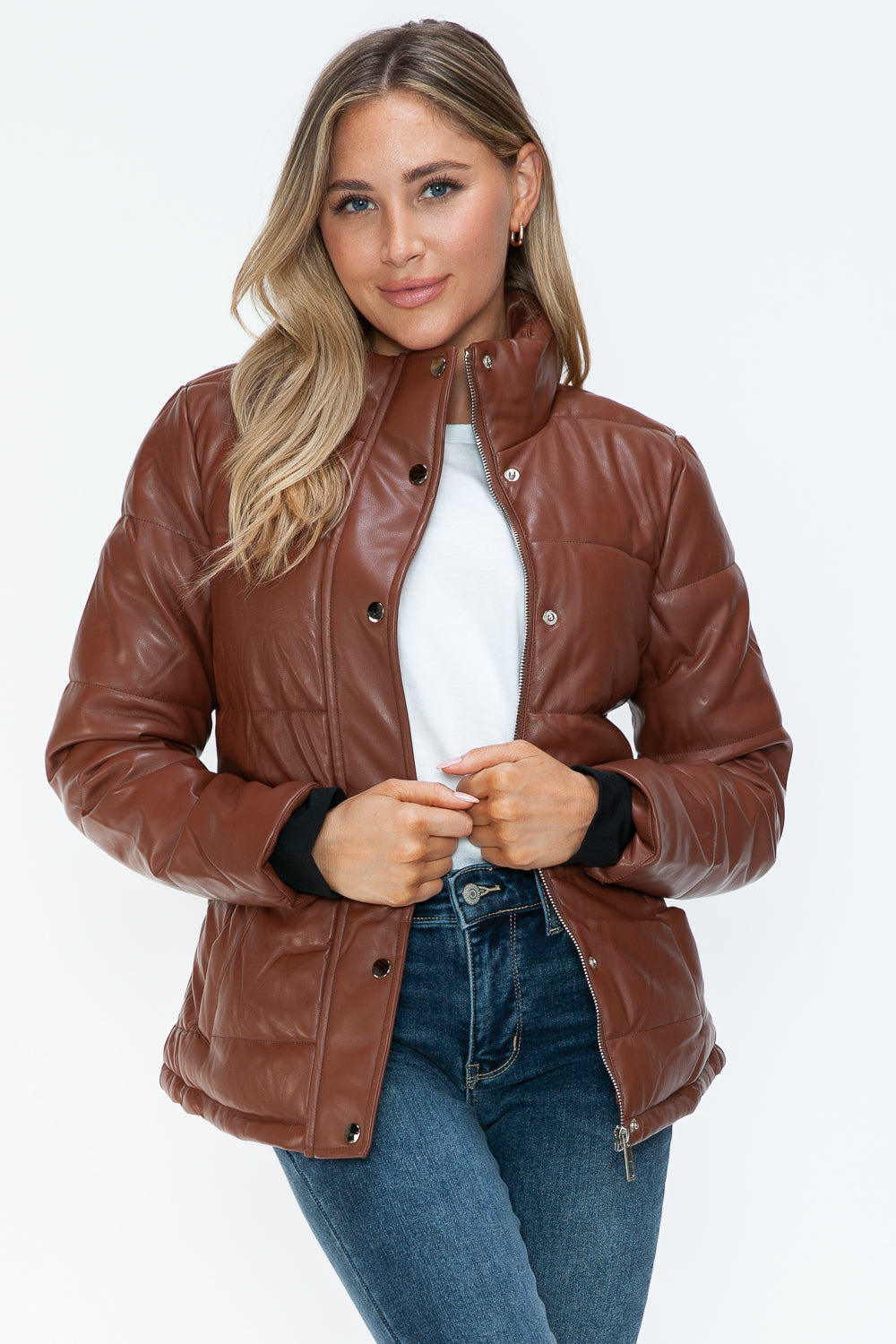 YMI Pocketed Zip Up Turtleneck Puffer Jacket Apparel Featured Ship from USA Tiktok Trendsi USA USPS Walmart YMI outerwear Trendsi https://www.cyberehub.com