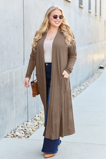 Basic Bae Full Size Open Front Long Sleeve Cover Up Apparel/Tops Basic Bae Memorial Day Sale Ship from USA TikTok Tops Trendsi USPS Walmart Walmart Apparel Trendsi https://www.cyberehub.com
