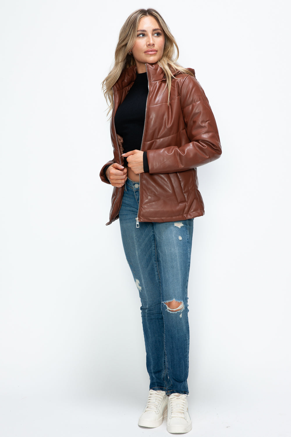 How Dare U Pocketed Zip Up Puffer Jacket with Removable Hood Tops/Jackets/Sweaters Clothing Tops How Dare U Ship from USA TikTok Trendsi USPS Walmart Trendsi https://www.cyberehub.com